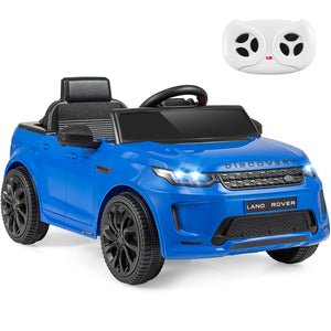 Licensed Land Rover Kids Ride on Car 12V Battery Powered Kids Electric Car-Navy