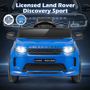 Licensed Land Rover Kids Ride on Car 12V Battery Powered Kids Electric Car-Navy view 6
