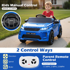 Licensed Land Rover Kids Ride on Car 12V Battery Powered Kids Electric Car-Navy view 7