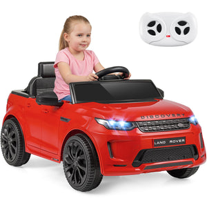 Licensed Land Rover Kids Ride on Car 12V Battery Powered Kids Electric Car-Red view 3