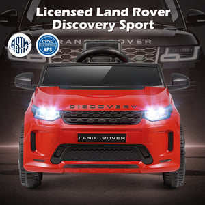 Licensed Land Rover Kids Ride on Car 12V Battery Powered Kids Electric Car-Red view 5