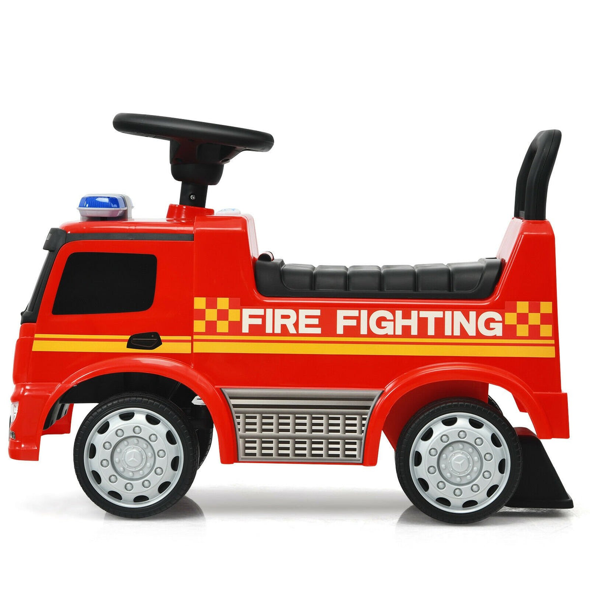 Licensed Mercedes Benz Kids Fire Engine Racer-Red view 4