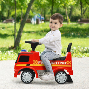 Licensed Mercedes Benz Kids Fire Engine Racer-Red view 6