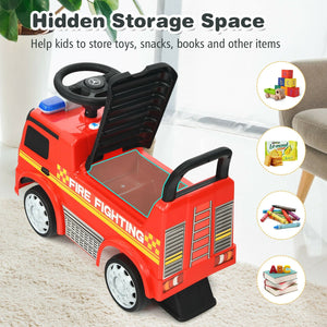 Licensed Mercedes Benz Kids Fire Engine Racer-Red view 9