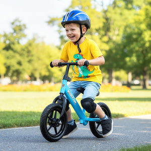 Lightweight Toddler Balance Bike No Pedal Training Bicycle-Blue view 2