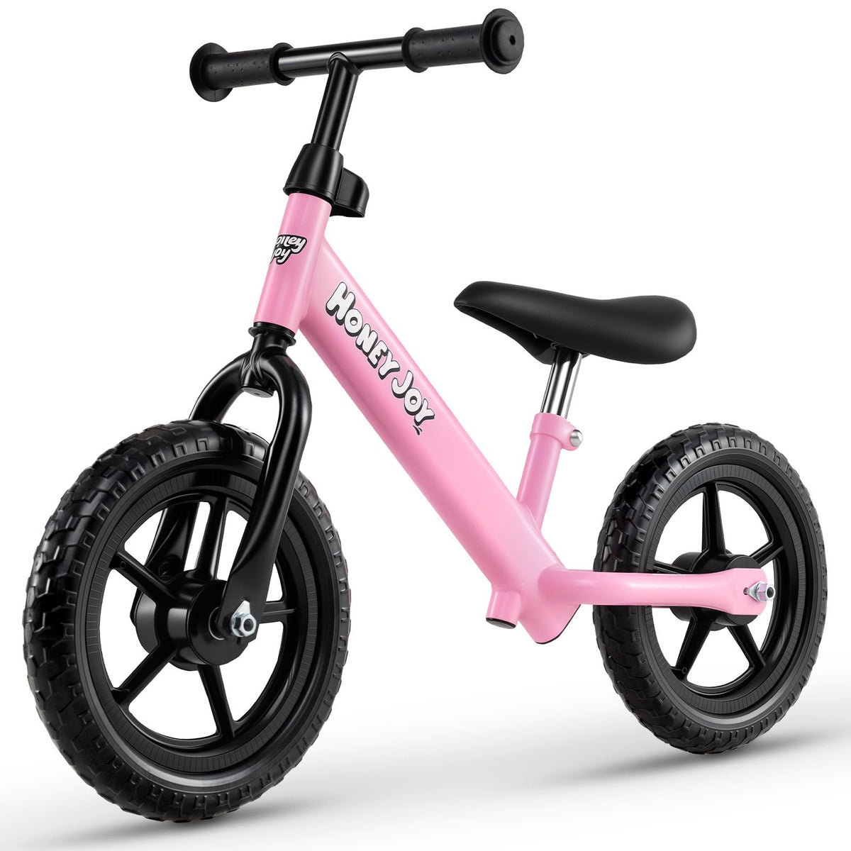 Lightweight Toddler Balance Bike No Pedal Training Bicycle-Pink