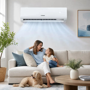 Lithzen 24000 BTU 208-230V 17 SEER2 Mini Split Air Conditioner and Heater WiFi Enabled view 2