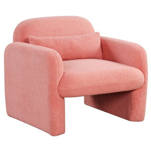 Living Room Deluxe Furniture Set-Accent Chair+Modular L-Shaped Sectional Sofa+LED Coffee Table view 3