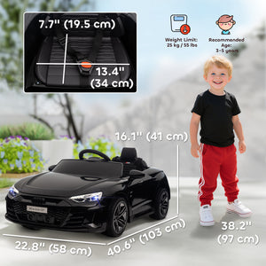 Ride-On Toy On Car with Remote Control, 12V 3.1 MPH Electric Ride for Kids w/ Suspension System – view 8