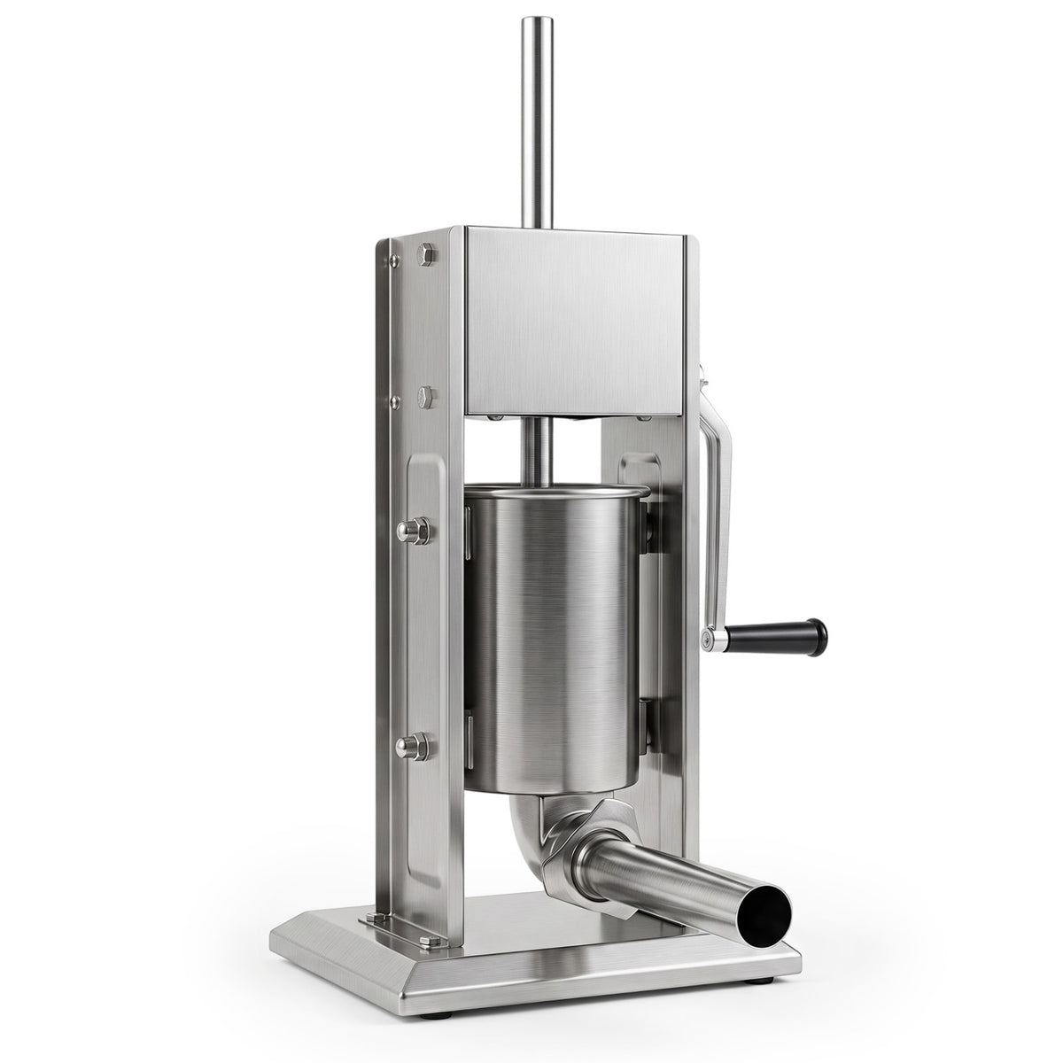 Manual Sausage Stuffer with 2 Speeds & 4 Stuffing Tubes for Commercial Home-3 L view 3