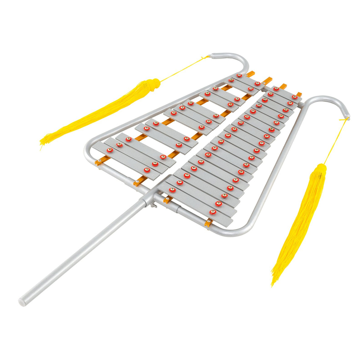 Marching Glockenspiel 29 Note Bell Lyre for Marching Band-Silver view 4