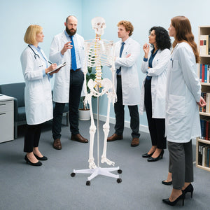 Life Size Human Skeleton Model for Anatomy Anatomical Skeleton with Nerves System view 2