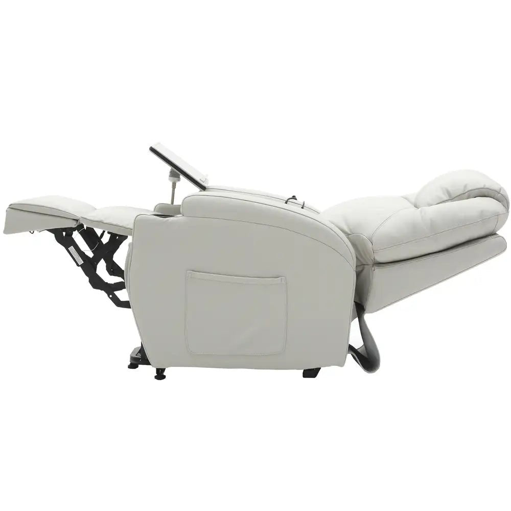 EZee Life Mercury Leather Lift Chair, Heat & Massage, 352 lb