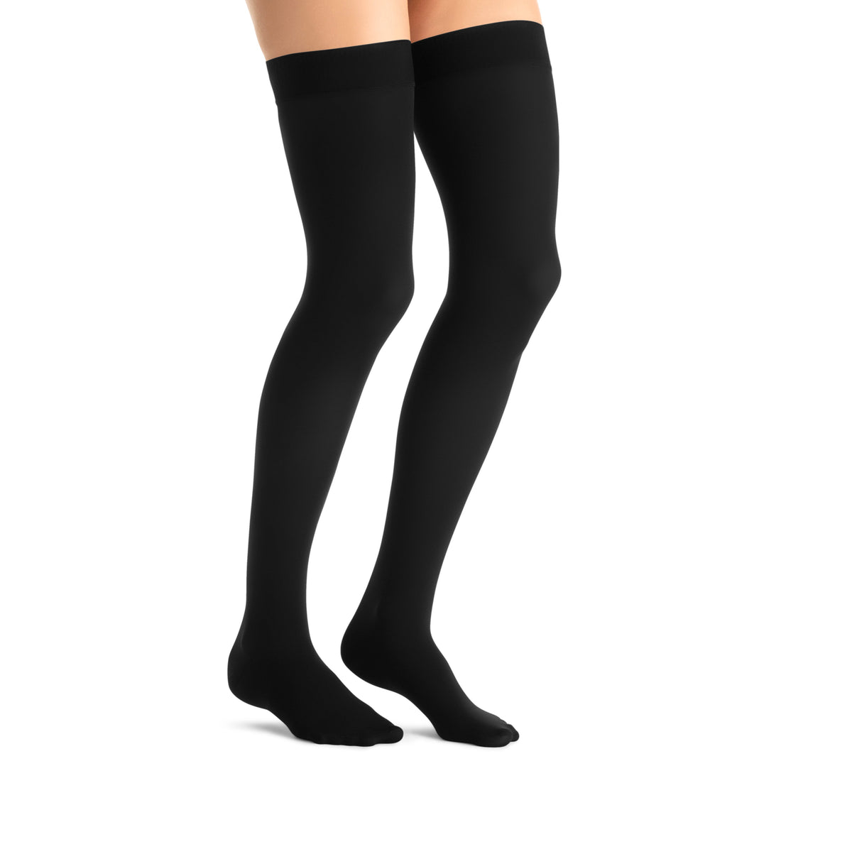 JOBST Opaque Sensitive Band 15-20 mmHg Thigh High Closed Toe