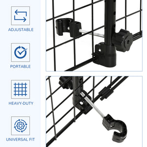 Adjustable Dog Car Barrier, Heavy Duty Dog Fence Car Safety Guard Gate for SUV, Vans, Trucks
