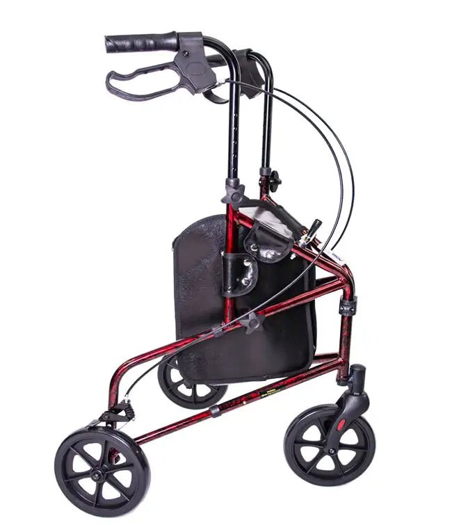 MOBB 3-Wheel Aluminum Rollator, 300 lb Capacity