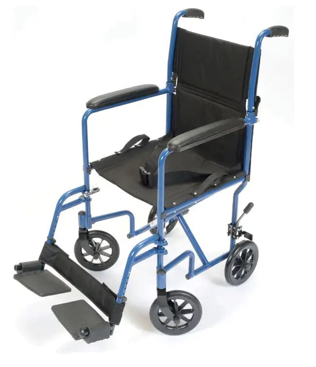 MOBB MHTC Lightweight Transport Chair, 19" Seat, Lifetime Warranty