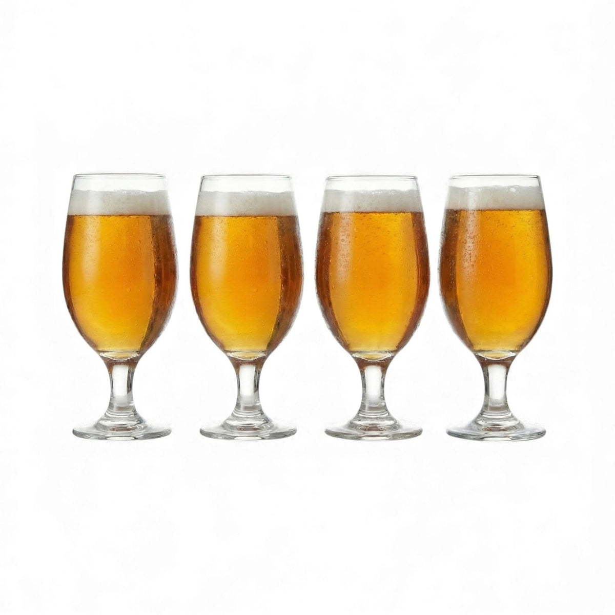 Eva Craft Beer Glasses, Set of 4, 13 oz Stemmed Tulip Glasses | Kitchen Smart