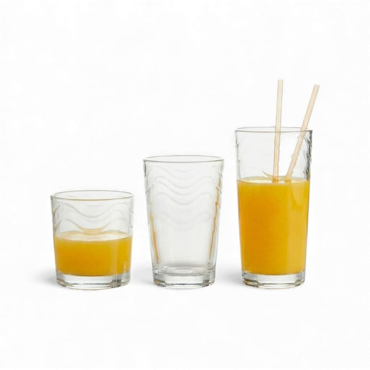 Lima Everyday Glassware, Set of 18, Juice, Old Fashioned and Highball Glasses | Kitchen Smart