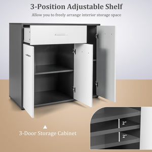 Buffet Sideboard Storage Cabinet with Spacious Table Top view 9