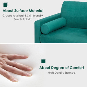 Modular 1/2/3/4-Seat L-Shaped Sectional Sofa Couch with Socket USB Port-2-Seat view 9