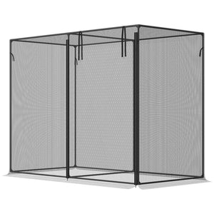 6.5 x 3.3ft Crop Cage, Garden Plant Protector with Single Zippered Door, Storage Bag and Ground Stakes