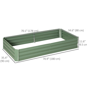 6' x 3' x 1' Raised Garden Bed with 2 Trellis Tomato Cages, Steel Frame Elevated Planter Box, Black – view 16