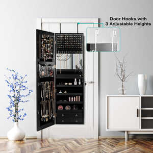 Multipurpose Storage Cabinet with 4 Drawers-Black view 3