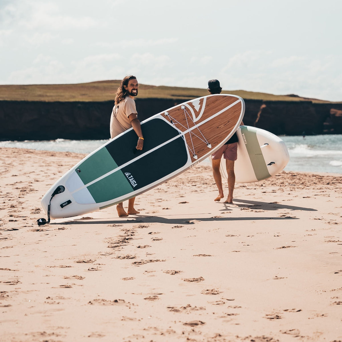 NANO ZIP AIR 9'8" Compact Inflatable Paddle Board, Fold-in-Half Design | Taiga Board