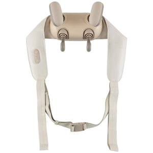 Neck Shoulder Massager with 2 Heat Levels for Pain Relief-Beige