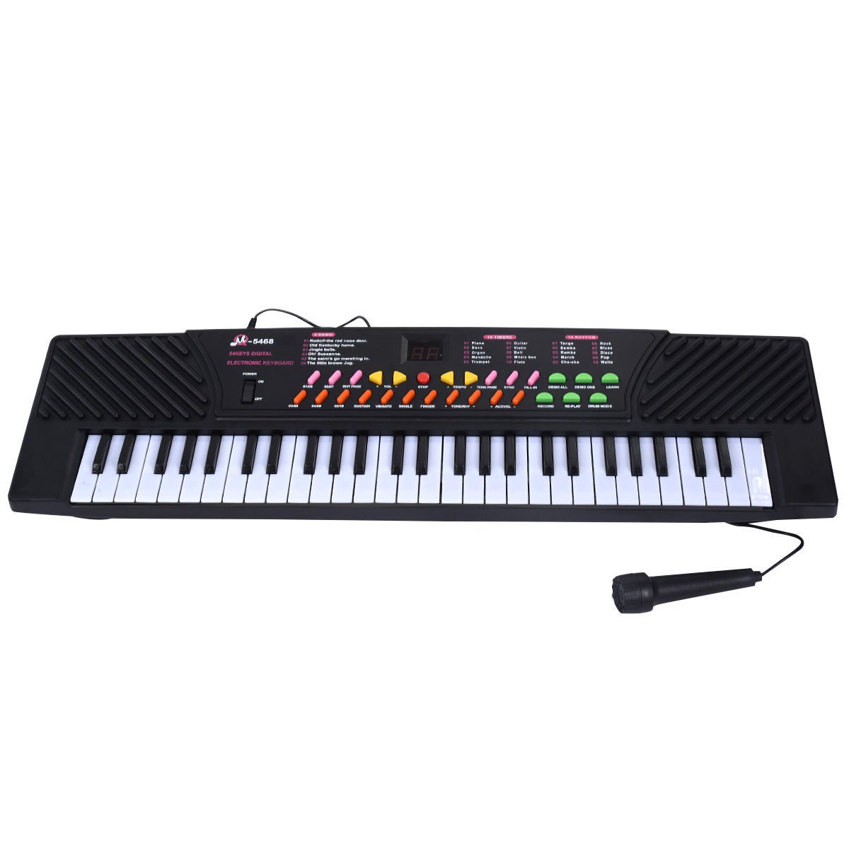 54 Keys Kids Electronic Music Piano view 3