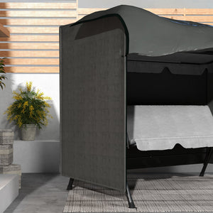 3-Seater Patio Swing Cover, Outdoor Garden Furniture Protection Hammock Glider Cover, 81" x 49" x 65" – view 13