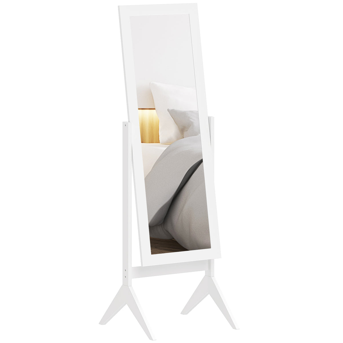 Full Length Mirror, Free Standing Full Body Mirror with Rectangular Frame – view 8
