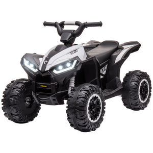Aosom Kids 4 Wheeler Quad with Music, Headlights, High & Low Speed, Kids ATV for 3-5 Years Old Boys & Girl