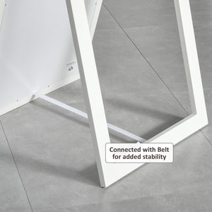 58" x 20" Full Length Mirror with Frame, Floor Standing Mirror, Rectangular Full Body Mirror for Bedroom – view 18