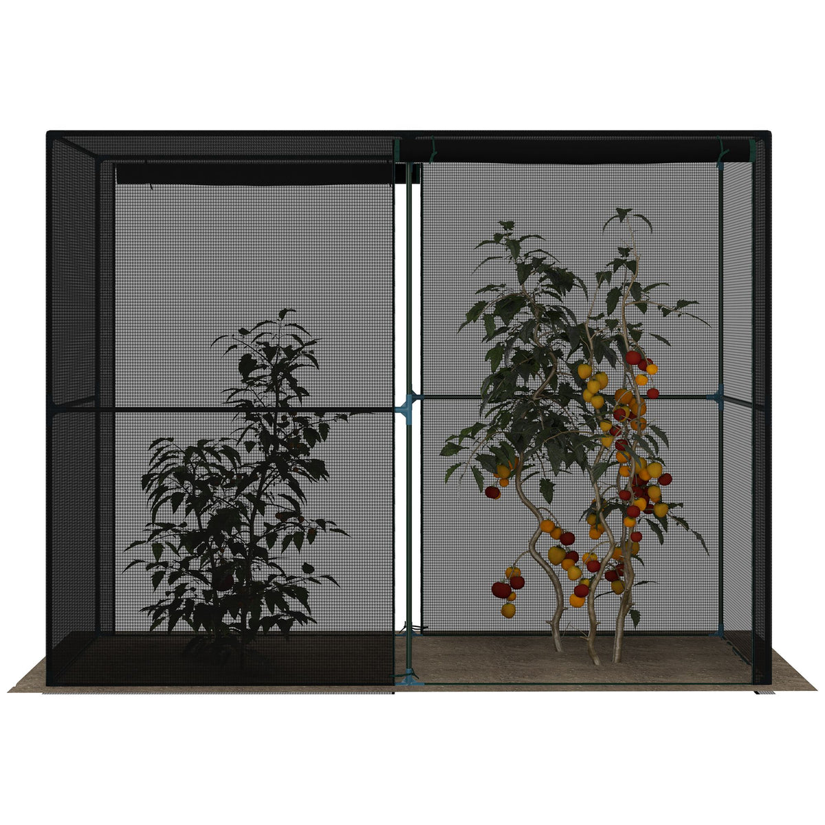 94.5''x47.25''x 72.75'' Heavy Duty Outdoor Greenhouse W/ Frame Garden Planting Warm House With Roll-Up – view 7