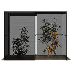 94.5''x47.25''x 72.75'' Heavy Duty Outdoor Greenhouse W/ Frame Garden Planting Warm House With Roll-Up – view 7