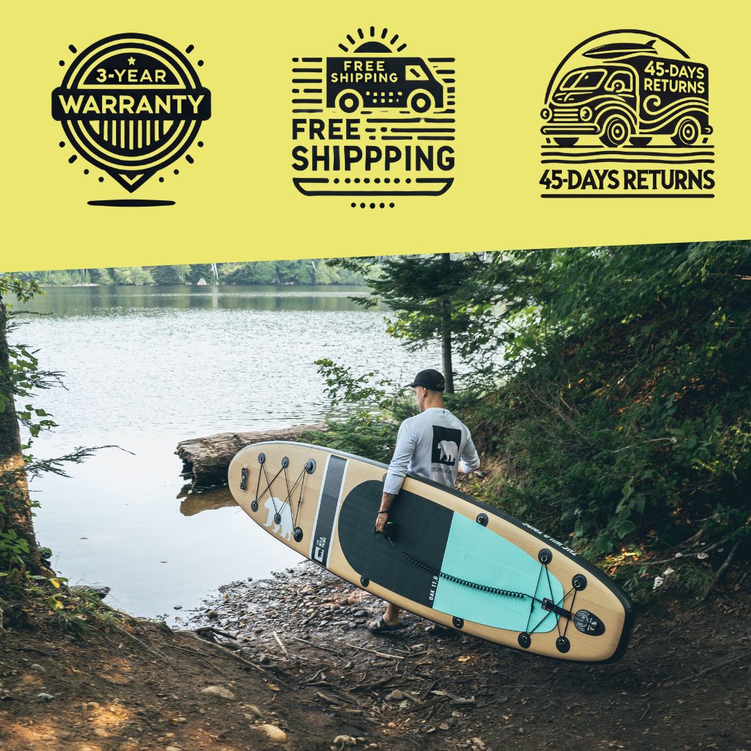 Oak 11'6" Inflatable Paddleboard, 400 lb Capacity | The Wild Tribe