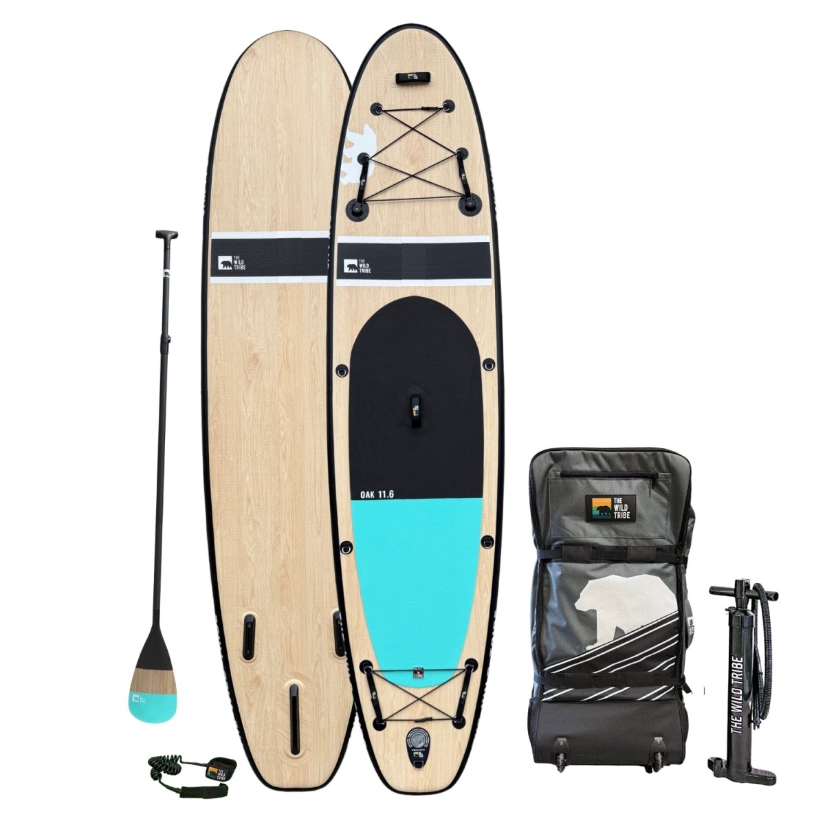 Oak 11'6" Inflatable Paddleboard, 400 lb Capacity | The Wild Tribe