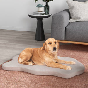 Orthopedic Dog Bed with Memory Foam Support for Large Dogs-Beige view 2