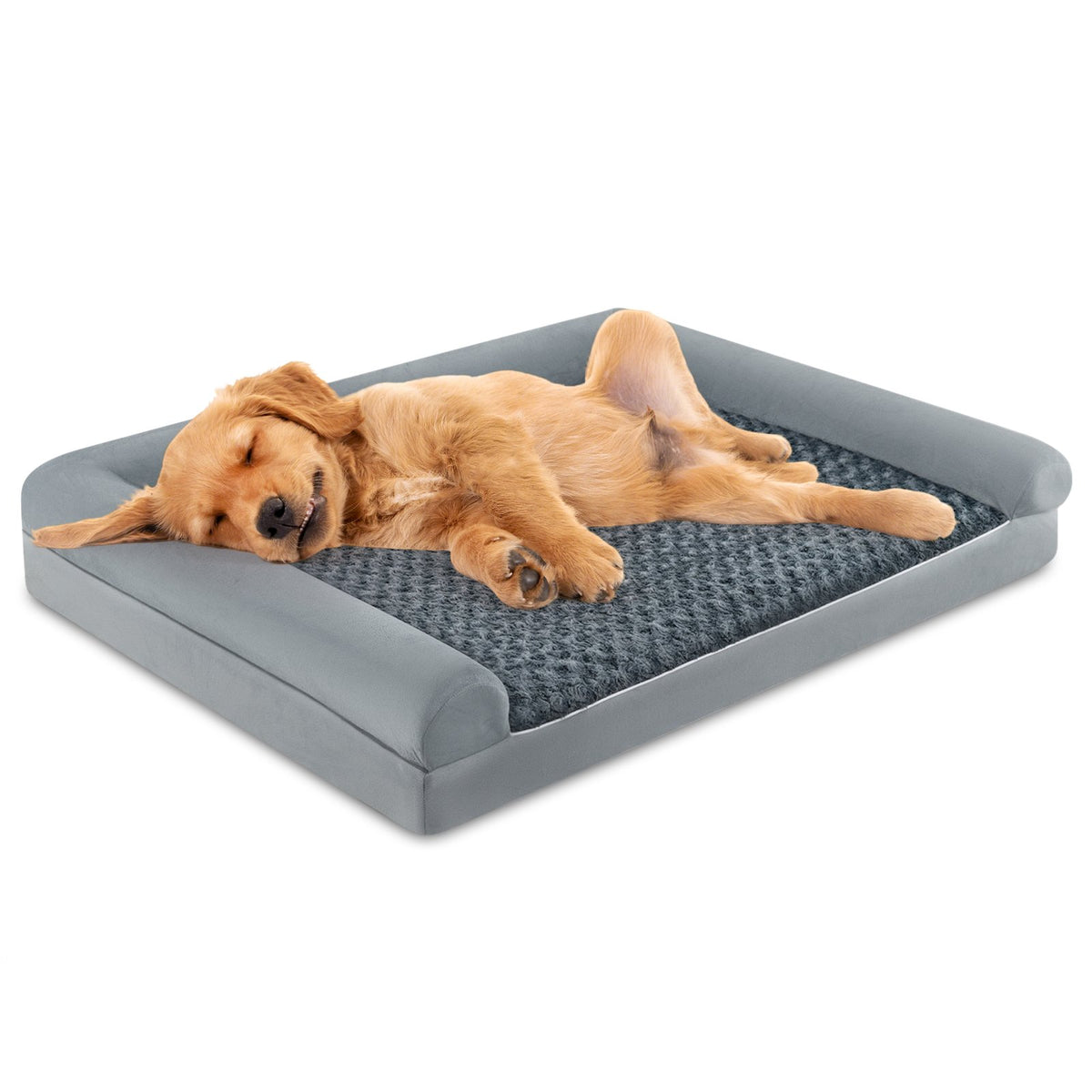 Orthopedic Foam Dog Bed Large Dog Sofa Couch with Removable Cover-L view 4