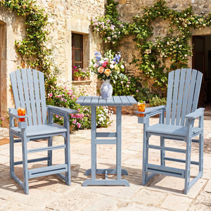 Outdoor 29 Inch Height Bar Stool with Backrest and Armrests-Gray view 3
