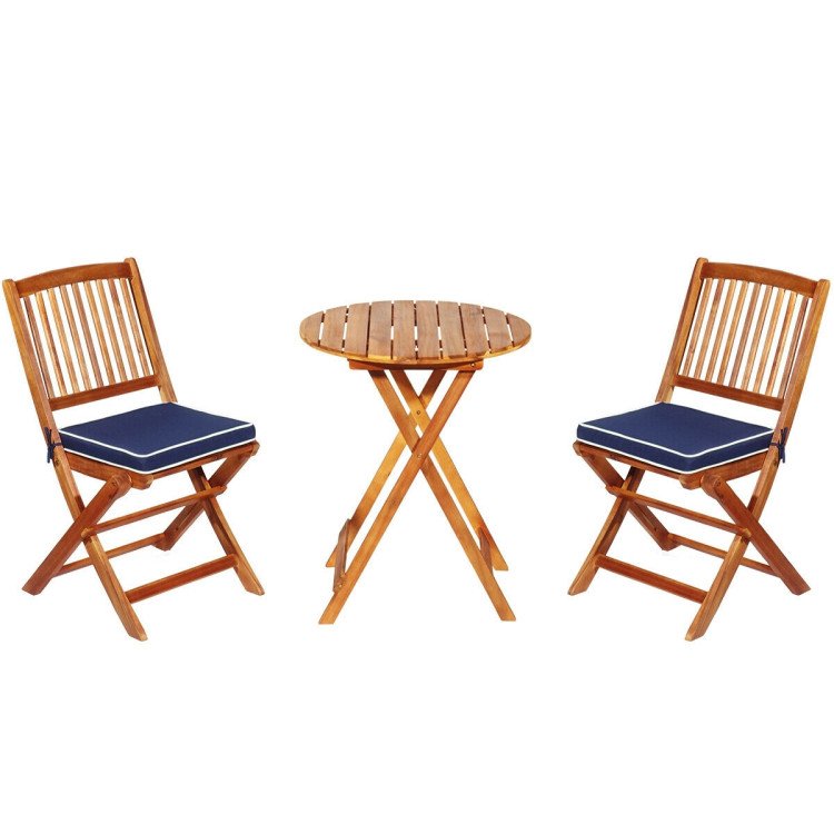 Patio Bundle: Outdoor Furniture Set+Patio Umbrella+Patio Swing+Bistro Set view 4