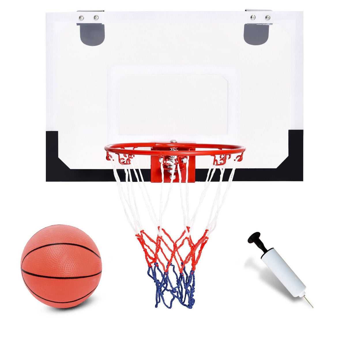 Over-The-Door Mini Basketball Hoop Includes Basketball and 2 Nets view 5