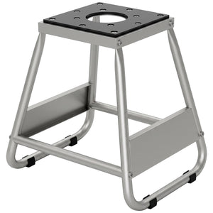 Universal Dirt Bike Stand, 1100 lbs Detachable Anti-Skid Steel Motorcycle Stand with Rubber Platform, Hole, Grey