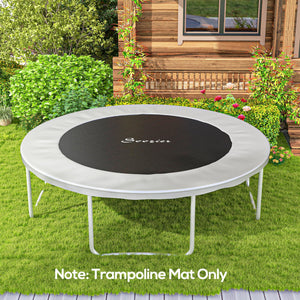Soozier Trampoline Replacement Mat, Fits 14' Trampoline w/ 80 V-Hooks & 5.5" Springs (Spring & Frame not Included)
