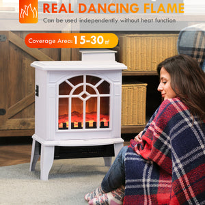 Electric Fireplace Heater, Freestanding Fireplace Stove with Realistic Flame and Overheat Protection – view 10