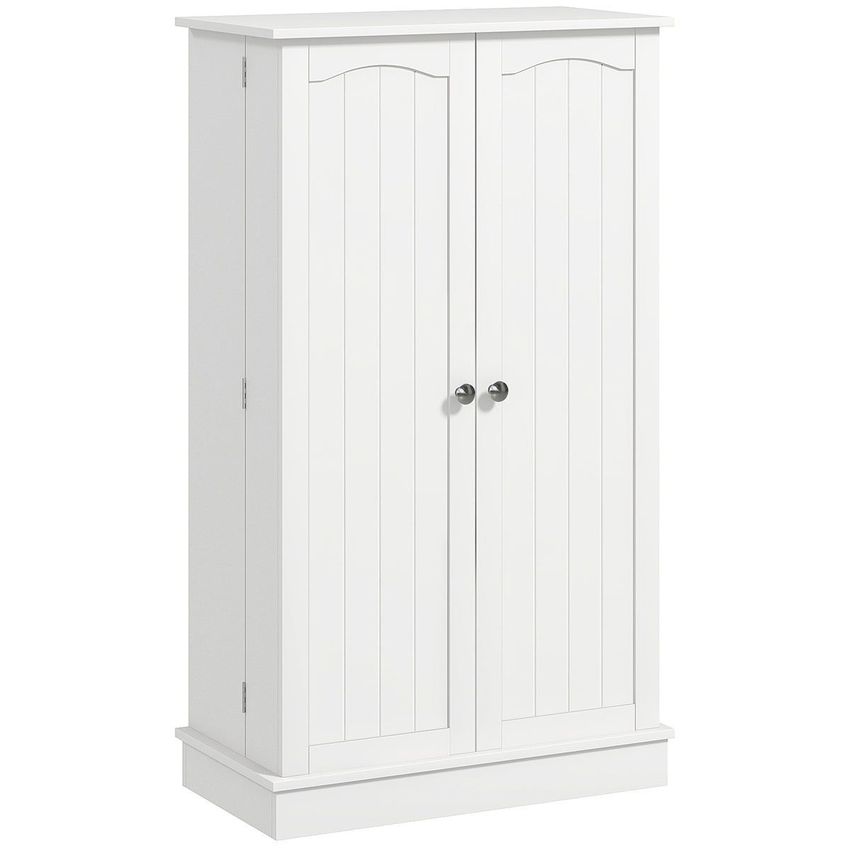 Freestanding Pantry Cabinet 41 Inch Kitchen Pantry with Spice Racks and Adjustable Shelves for Home Use