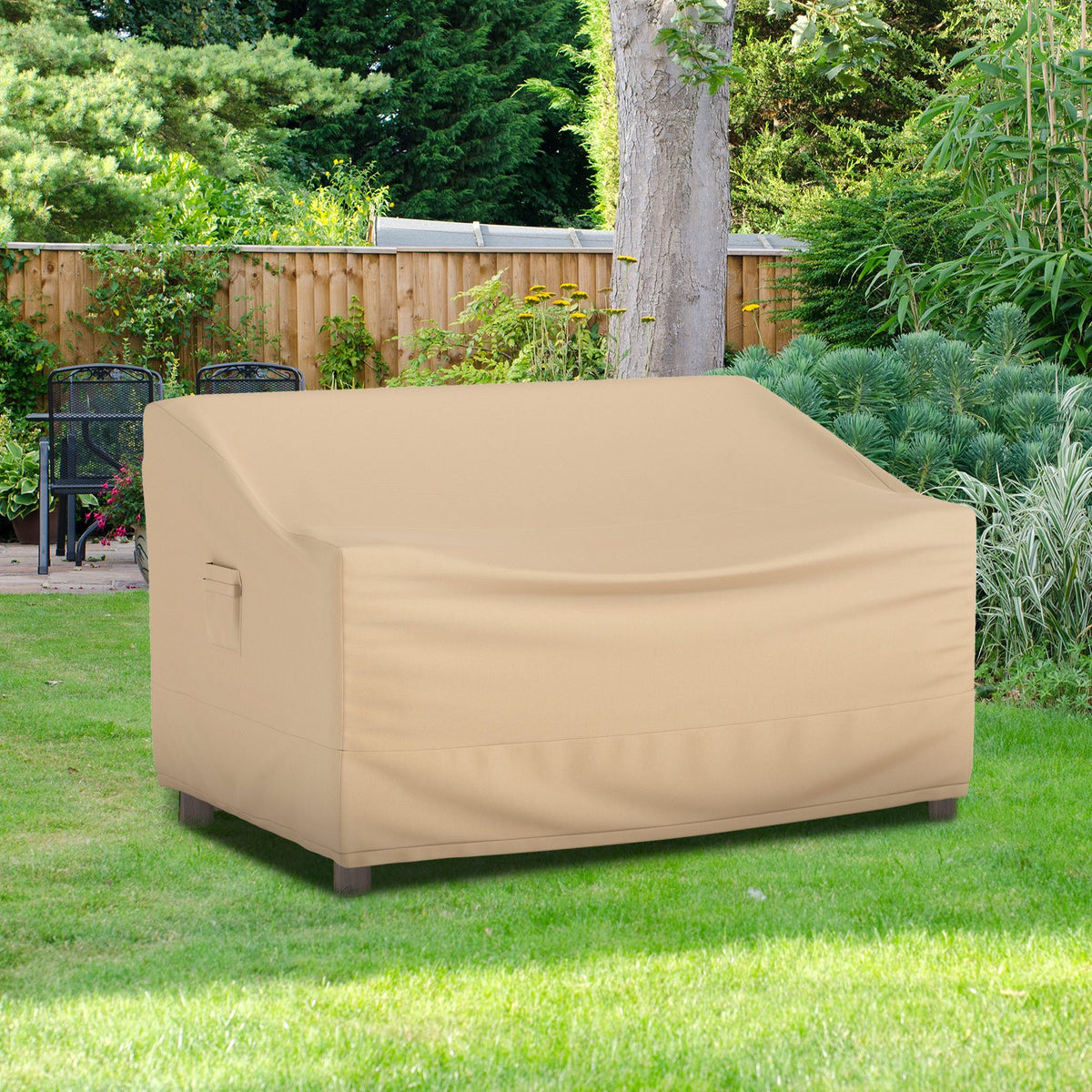 Patio Furniture Cover with Padded Handle and Click-Close Straps-60 x 43 x 30 inches view 3