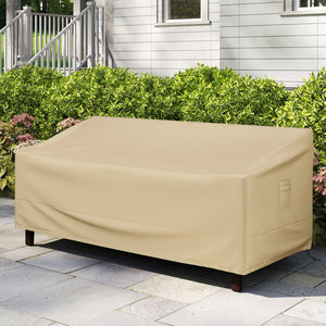 Patio Furniture Cover with Padded Handle and Click-Close Straps-77 x 43 x 30 inches view 3